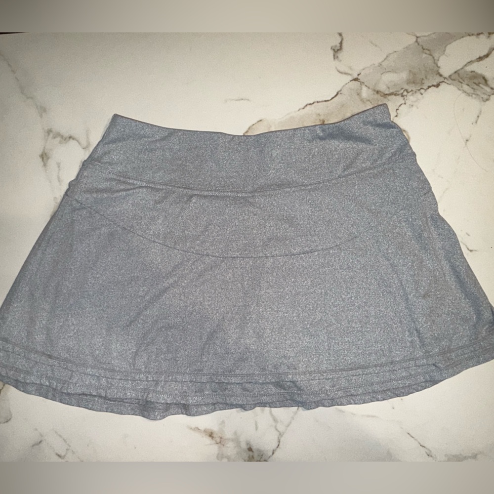 Kyodan Gray Athletic Skort Skirt Shorts Built In Liner XL Activewear🎾🏓